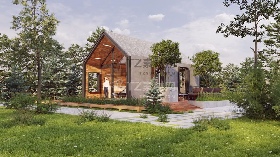 3996 Exterior House Scene Sketchup Model by Dao Van Yen.jpg