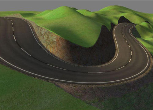 地形路面模拟制作SplineLand V1.047 For 3DS MAX 2014 – 2020