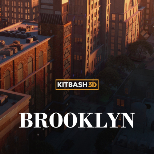 [布鲁克林区]Kitbash3D-Brooklyn-3D Max