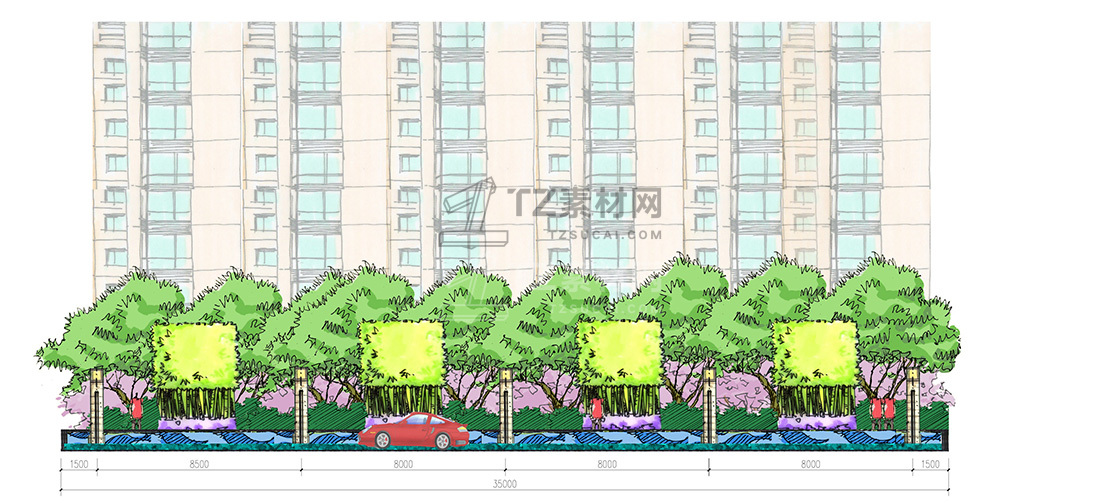 【筑龙网】4-居住区围墙.jpg