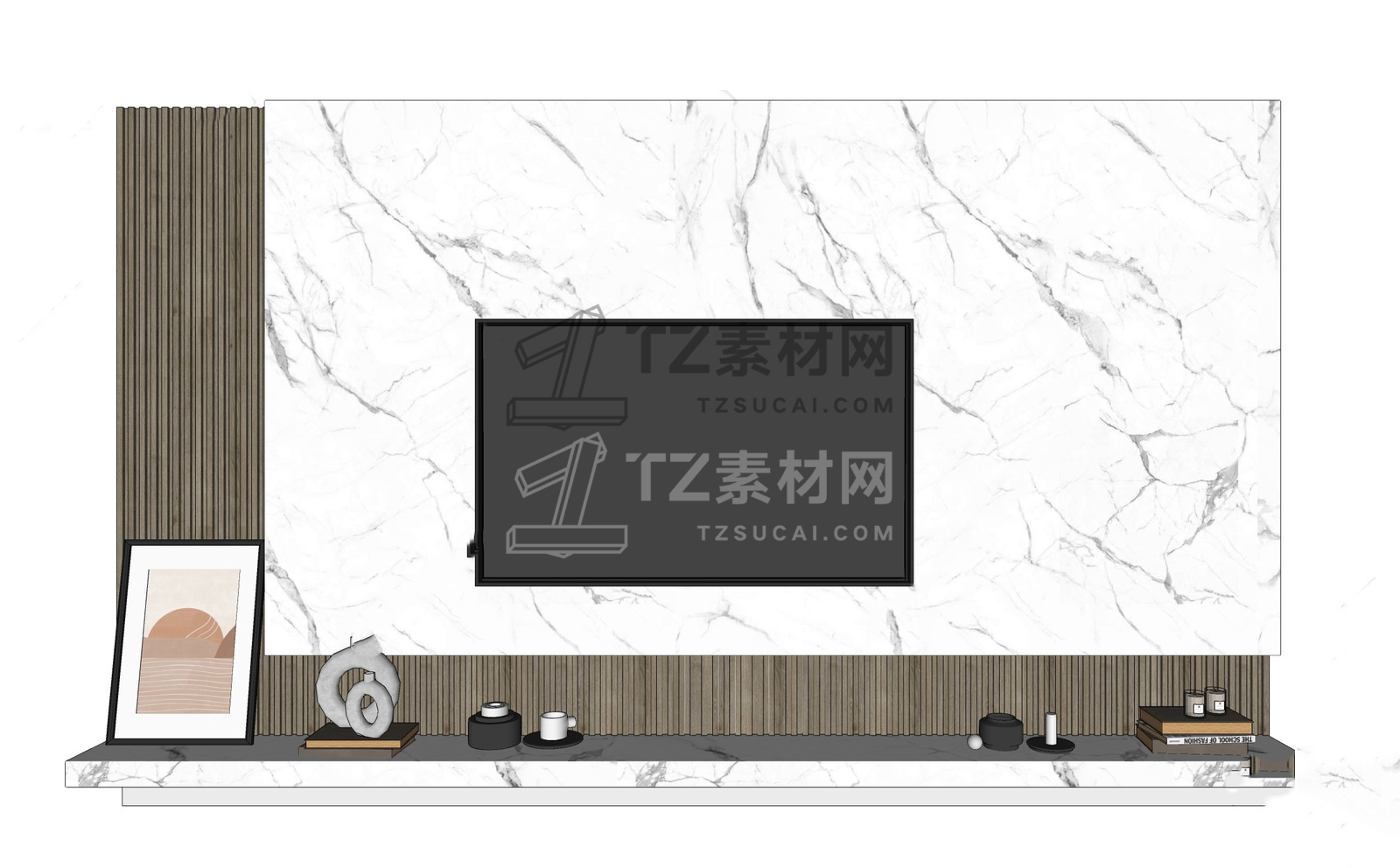 现代视背景墙SU模型006.jpeg