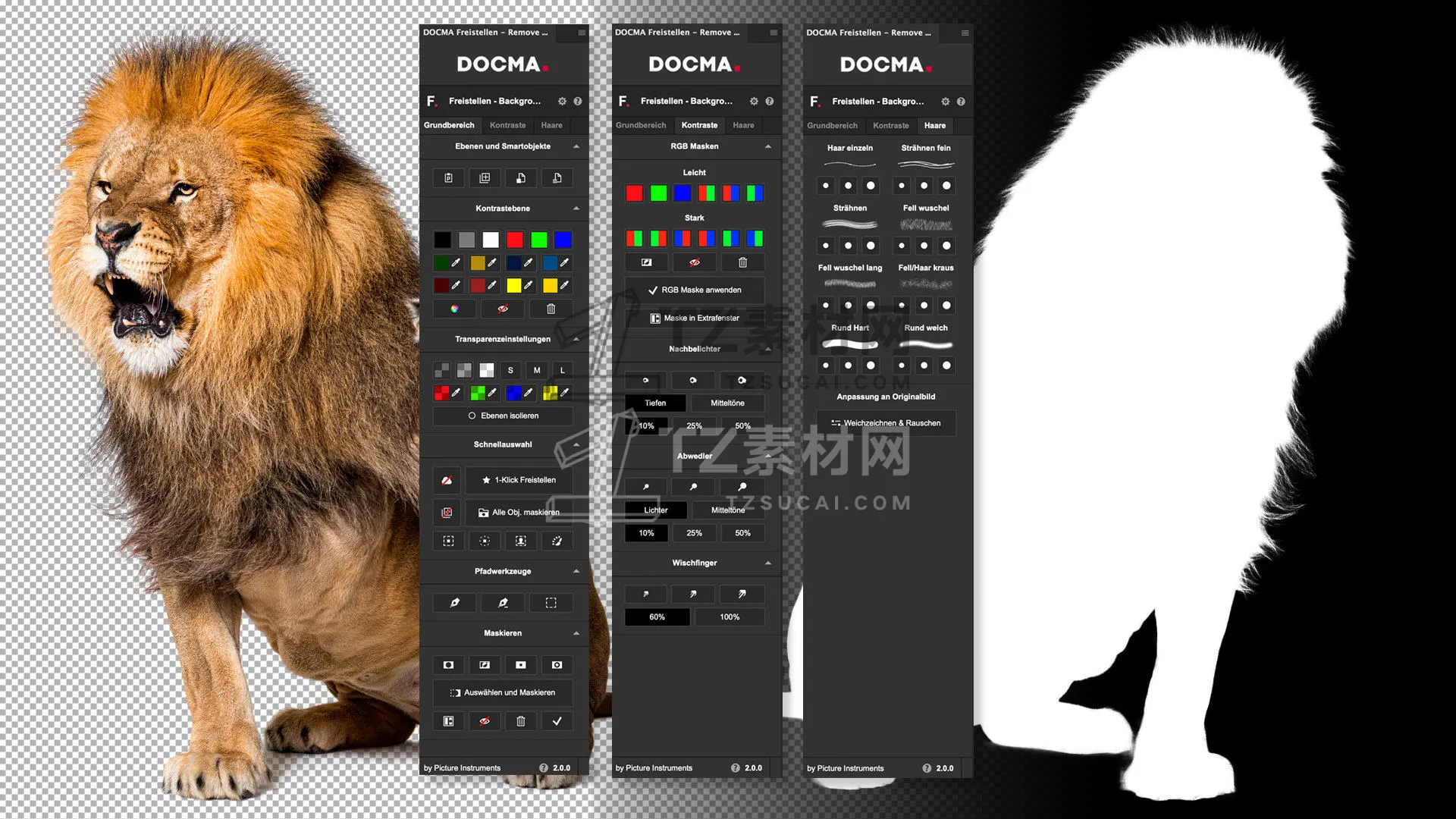 PS一键抠图高级蒙版工作流插件 Picture Instruments – Docma Freistellen v2.1.0.jpg